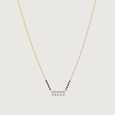 Playful Linear Diamond Mangalsutra,,hi-res view 4