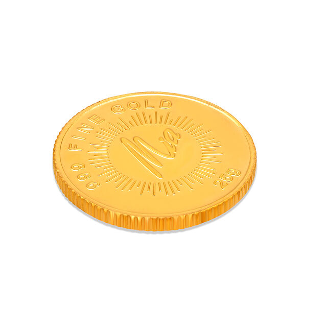 25 GM 24 Karat Lotus Gold Coin,,hi-res view 1