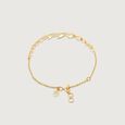 Radiant Lotus Gold Bracelet,,hi-res view 3
