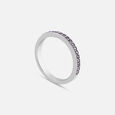 Garnet Pulse Silver Finger Ring,,hi-res view 3