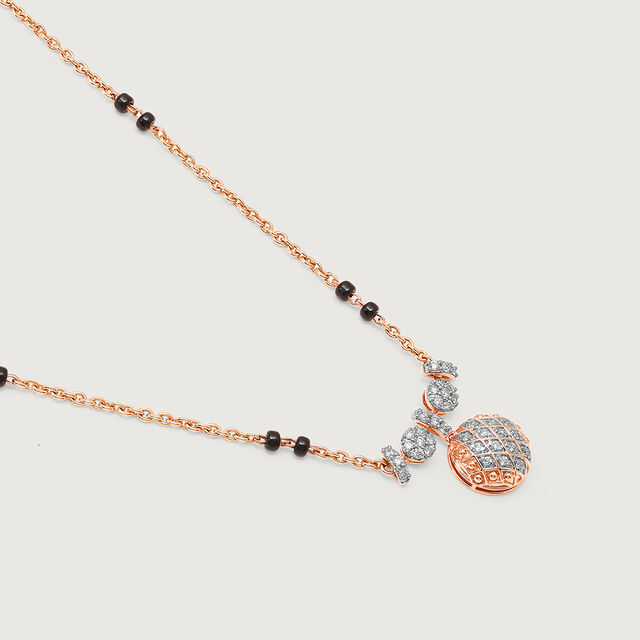 Timeless Treasures 14 Kt Gold and Diamond Mangalsutra,,hi-res image number null