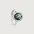 Starry Ocean Silver Ring,,hi-res view 4