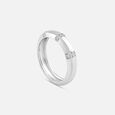 Subtle Shine Silver Finger Ring,,hi-res view 4