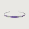 Radiant Halo Silver Bangle,,hi-res view 3