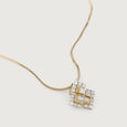 Lippan Shine Gold & Diamond Pendant,,hi-res view 3