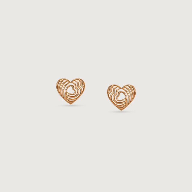 Endless Love Gold Stud Earrings,,hi-res image number null