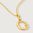 Letter Perfect 'G' Gold Pendant,,hi-res view 4