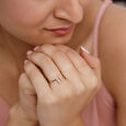 14KT Yellow Gold Summertime Shimmer Adjustable Diamond Ring,,hi-res view 1