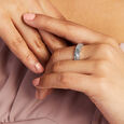 Natural Flow Silver Finger Ring,,hi-res view 2