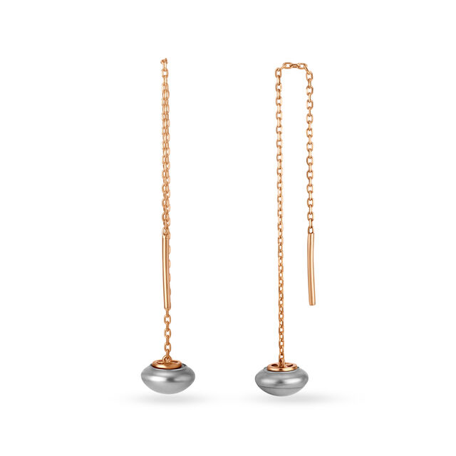 14KT Rose Gold Drop Earrings,,hi-res image number null