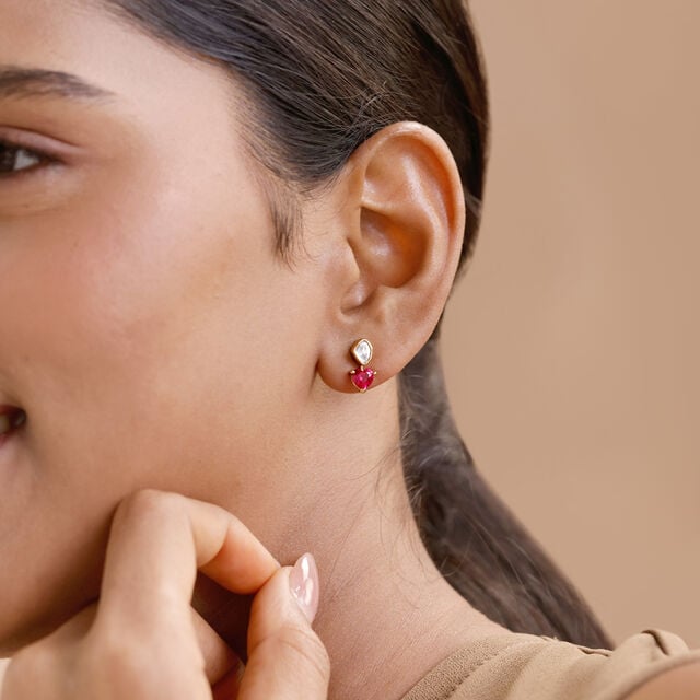 Playful Radiant Polki Stud Earrings,,hi-res image number null
