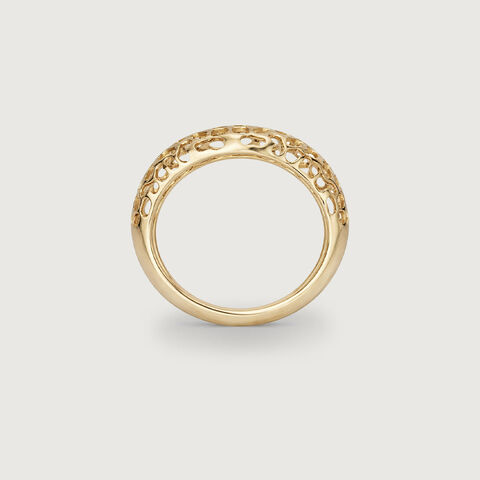 Organic Lattice Gold Ring