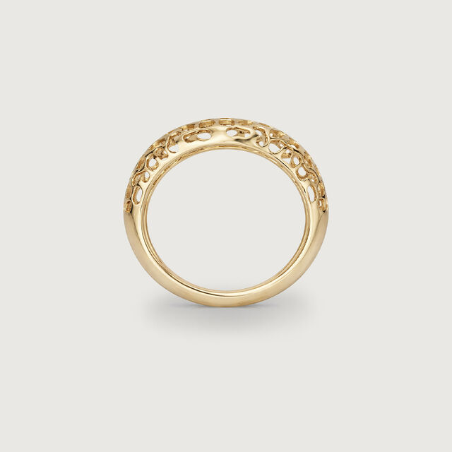 Organic Lattice Gold Ring,,hi-res image number null