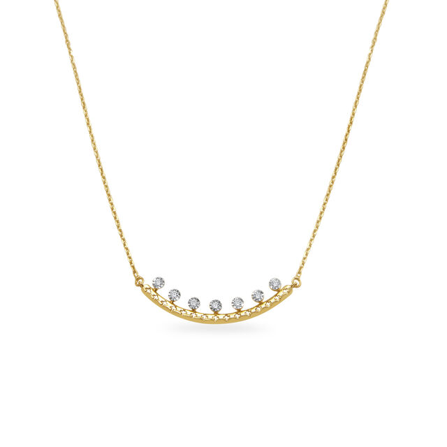 Blooming Bud Yellow & White Gold Necklace,,hi-res image number null