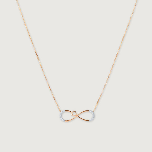 Infinite Heartbeat Diamond Necklace,,hi-res image number null