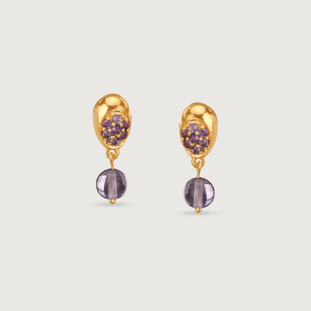 Lilac Pop Amethyst Earrings,,hi-res image number null