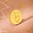 25 GM 24 Karat Lotus Gold Coin,,hi-res view 1
