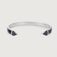 Bold Glint Silver Bangle,,hi-res view 5
