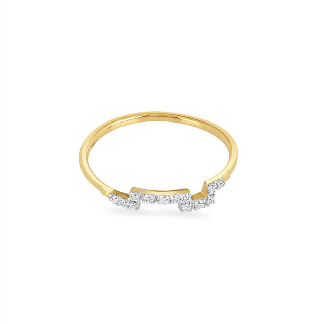 14KT Yellow Gold Martini Finger Ring,,hi-res view 1