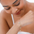 18KT Charming Aurora Ensemble Yellow Gold Bracelet,,hi-res view 2