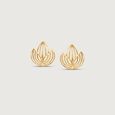 Chic Canopy Gold Stud Earrings,,hi-res view 2