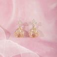 Lippan Splendour Gold & Diamond Jhumka,,hi-res view 1