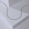 Classic Edge Silver Chain,,hi-res view 1