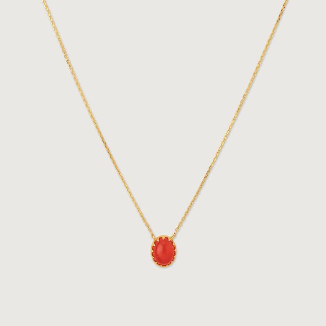 Delicate Radiant Carnelian Necklace,,hi-res image number null