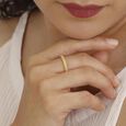 Bold Edge Gold Ring,,hi-res view 2