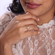 Garden Glow Gold & Diamond Finger Ring,,hi-res view 2