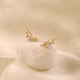 Playful Leaf Diamond Ear Cuff,,hi-res view 1