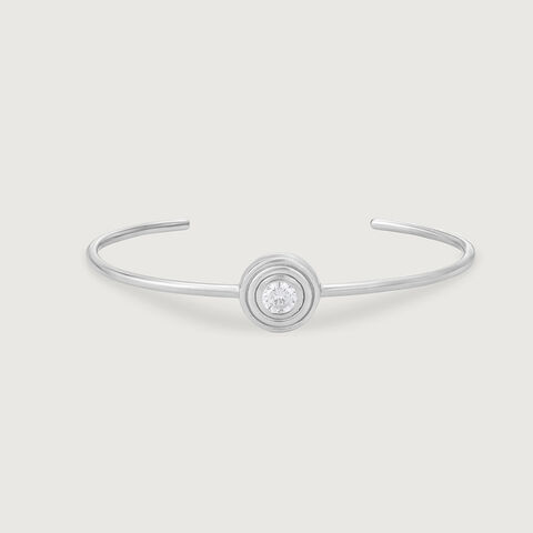 Radiant Halo Silver Bracelet