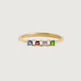 Vibrantly Luxurious Tsavorite Gold Finger Ring,,hi-res view 2