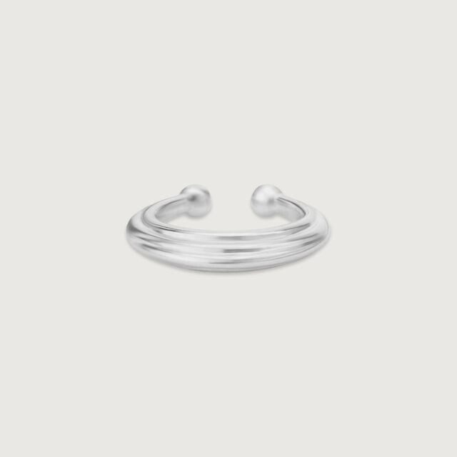 Textured Glow Silver Septum Ring,,hi-res image number null