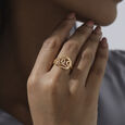 Rippling Harmony Gold Ring,,hi-res view 2