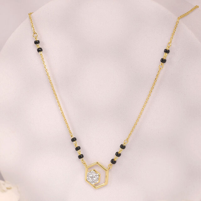 Hive Spark Diamond Mangalsutra,,hi-res image number null