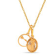 14KT Rose Gold Aries Birthstone Pendant,,hi-res view 4