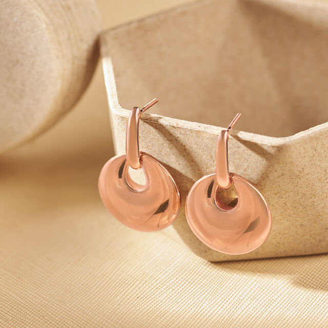 Refined Gold Hoop Earrings,,hi-res view 1