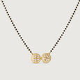Perfectly Paired Gold & Diamond Viti Mangalsutra,,hi-res view 3