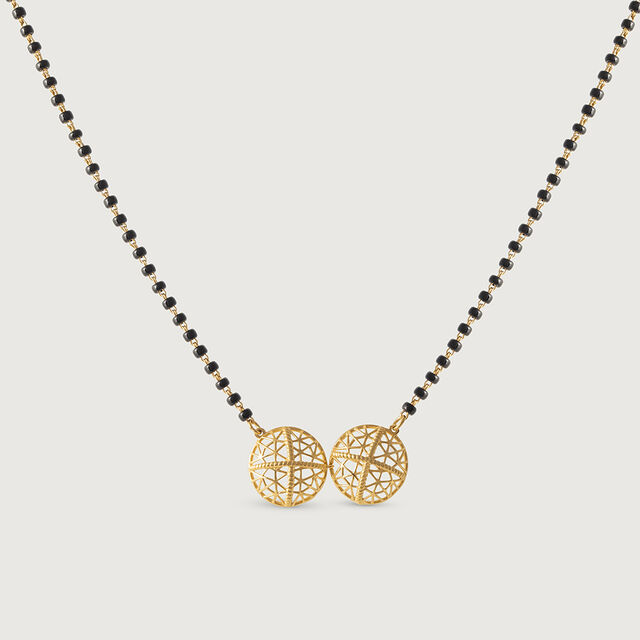 Perfectly Paired Gold & Diamond Viti Mangalsutra,,hi-res image number null