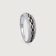 Shimmer Crush Silver Ring,,hi-res view 4