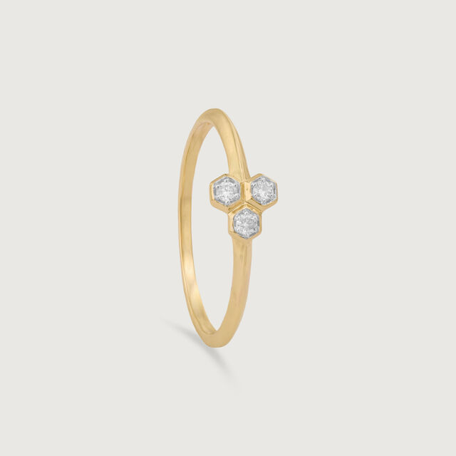 Honeycomb Harmony Diamond Ring,,hi-res image number null