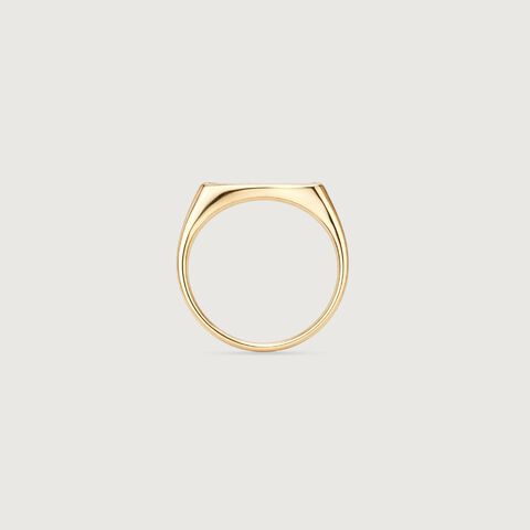 Linear Refined Ruby Gold Ring