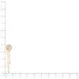 14kt Yellow-White Gold Drop Earrings For The Chic Mia Woman,,hi-res view 6