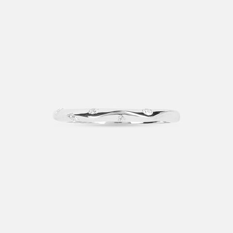 Gleam Loop Silver Ring