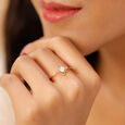 Enigmatic Allure Solitaire Finger Ring,,hi-res view 2