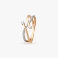 Infinity Twist Diamond Ring,,hi-res view 1