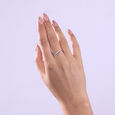 Fluid Loop Silver Ring,,hi-res view 2