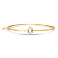 14KT Yellow Gold Radiant Reflections Diamond Bangle,,hi-res view 2