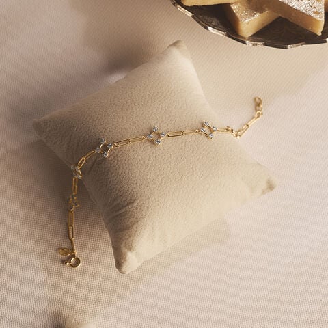 Sleek Geometric Diamond Bracelet
